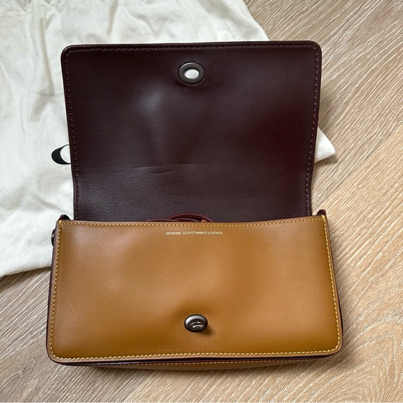 Gently Worn Coach Dinky Crossbody in Camel - Picture 3 of 15
